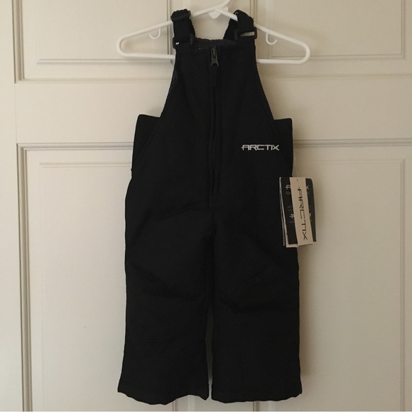 NEW ARCTIX (12M) Insulated Black Bib Overall Chest High Infant/Toddler - Picture 1 of 7